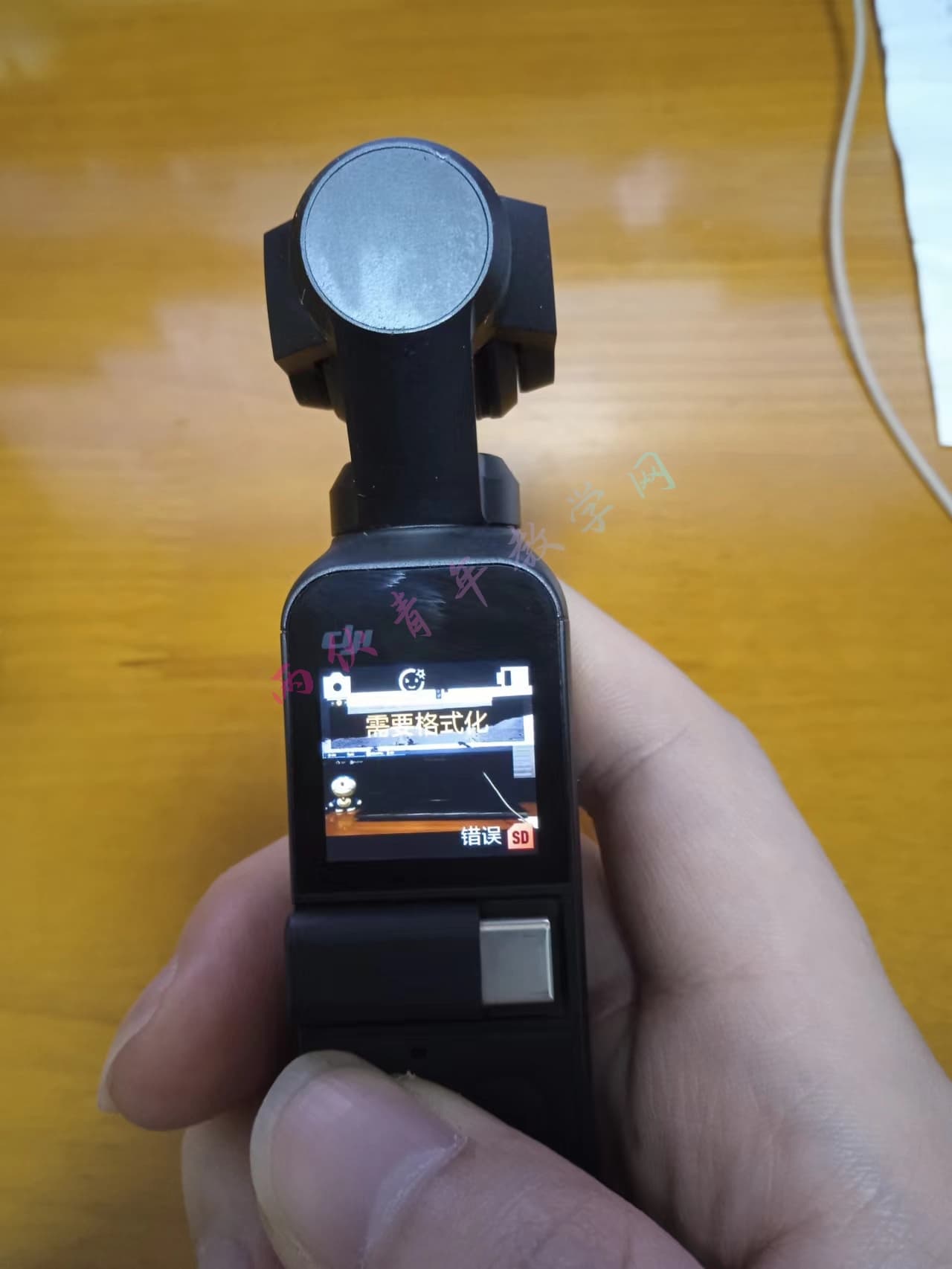 大疆pokect系列相机与其他视频设备格式化SD卡操作记录